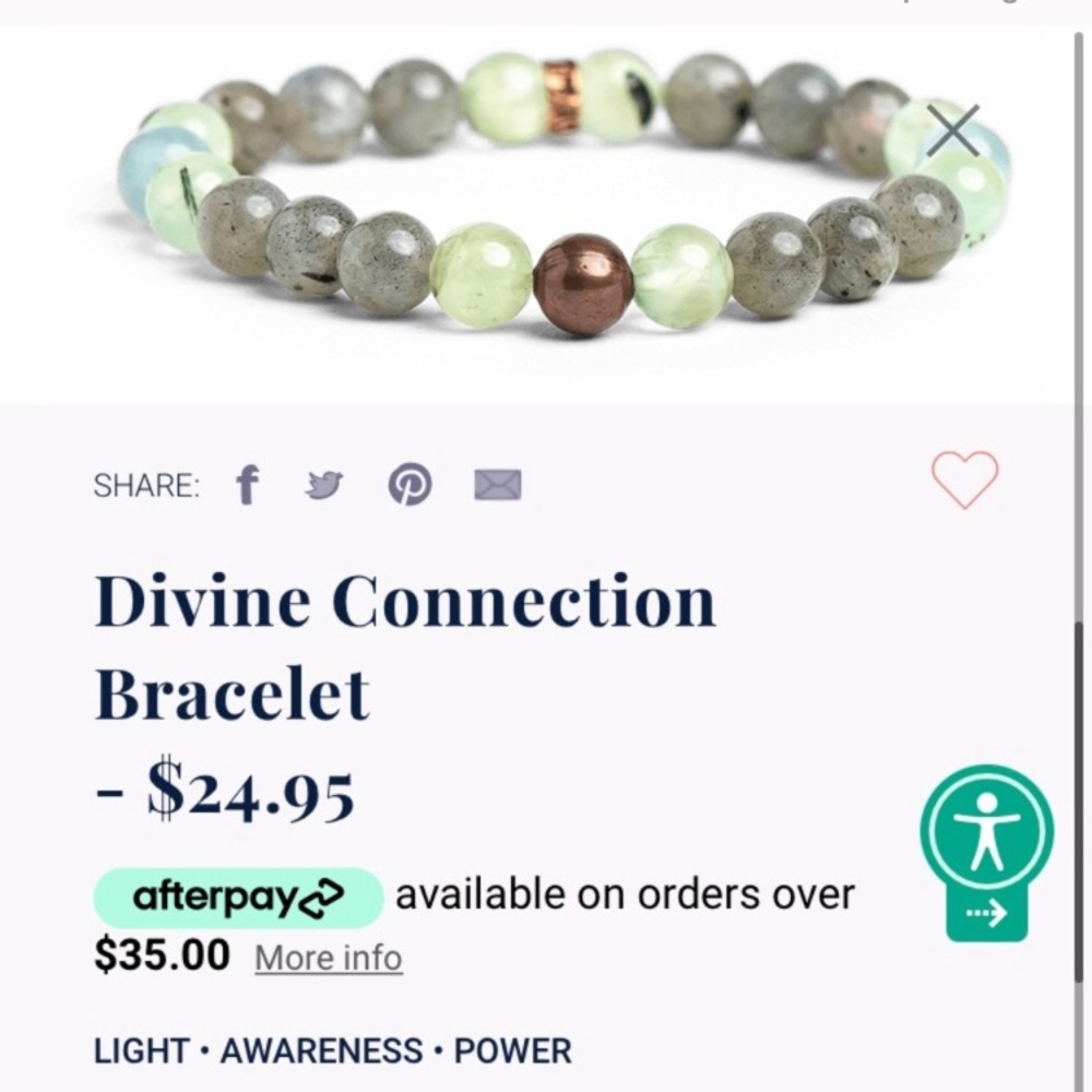 Divine connection crystal bracelet